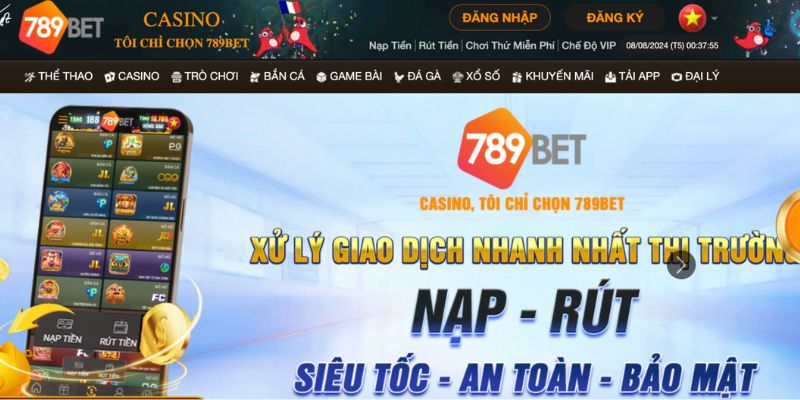 789BET không giới hạn kênh nạp tiền cho CMD368